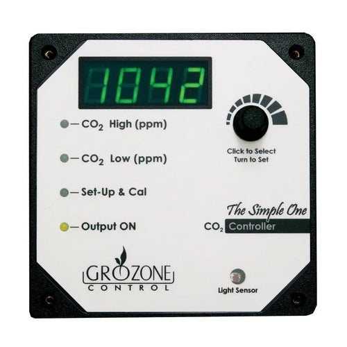 GROZONE SC02 CO2 CONTROLLER 1 OUTPUT 0-5000 PPM - GrowDudes