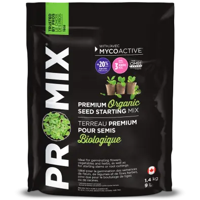 PRO-MIX Organic Seed Starting Mix 9L Bag - GrowDudes