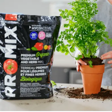 PRO-MIX Organic Vegetable & Herb Mix 9L Bag - GrowDudes
