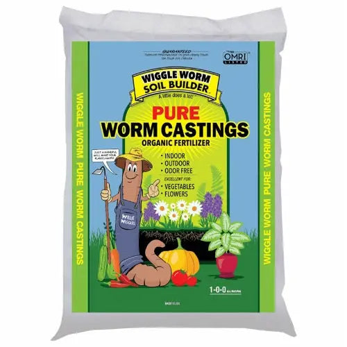 Wiggle Worm Pure Worm Castings 30 lbs - GrowDudes